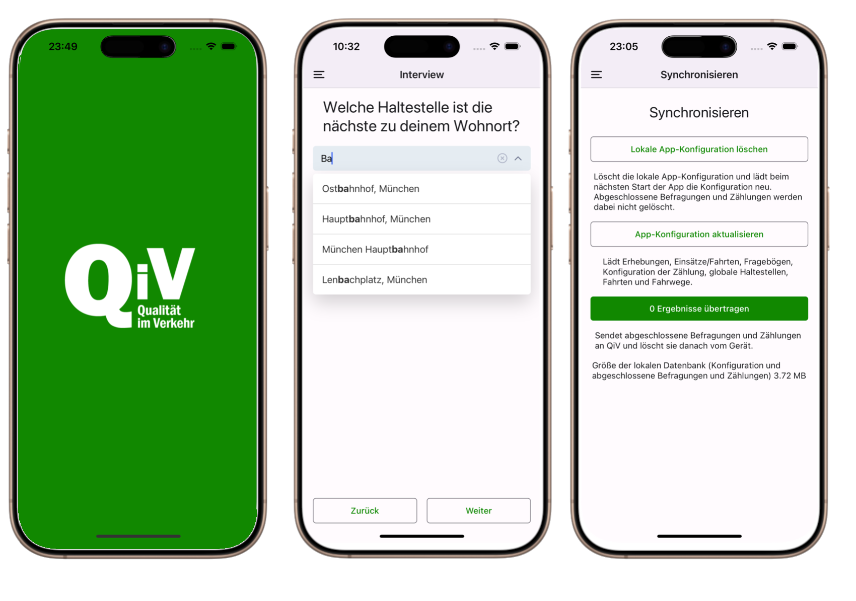 QiV - App zur Verkehrszählung